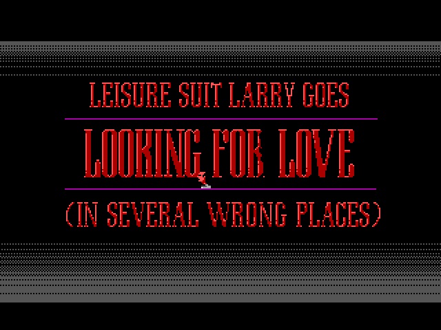 Leisure Suit Larry 2 Title Screen